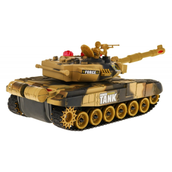 Zdalnie sterowane 2 Czołgi dla dzieci 3+ Wielka Bitwa Czołgów + Interaktywne efekty + Wystrzały + Piloty